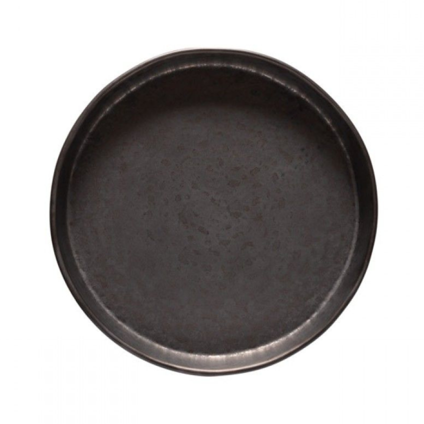 Černý kameninový talíř COSTA NOVA LAGOA 24