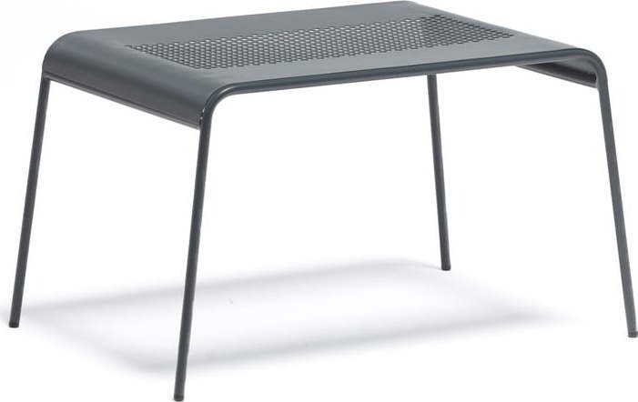 Šedý kovový zahradní konferenční stolek Ezeis