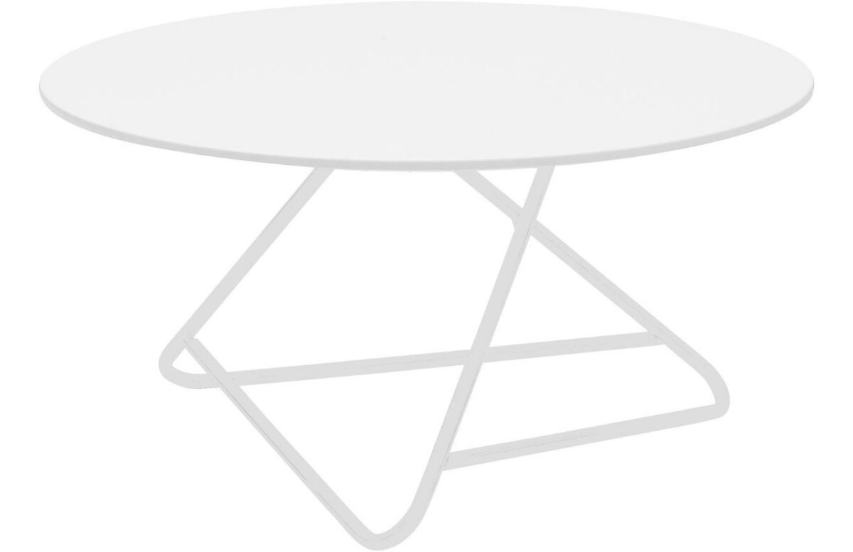 Bílý lakovaný konferenční stolek Softline Tribeca 75