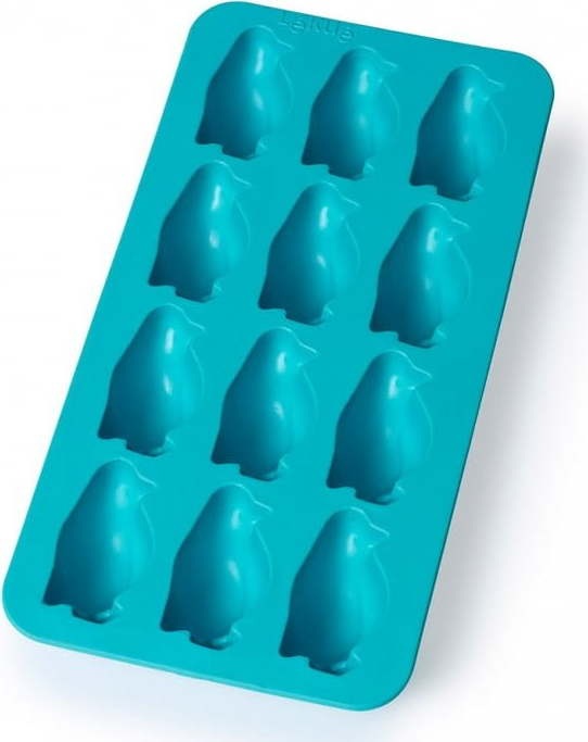 Modrá silikonová forma na led Lékué