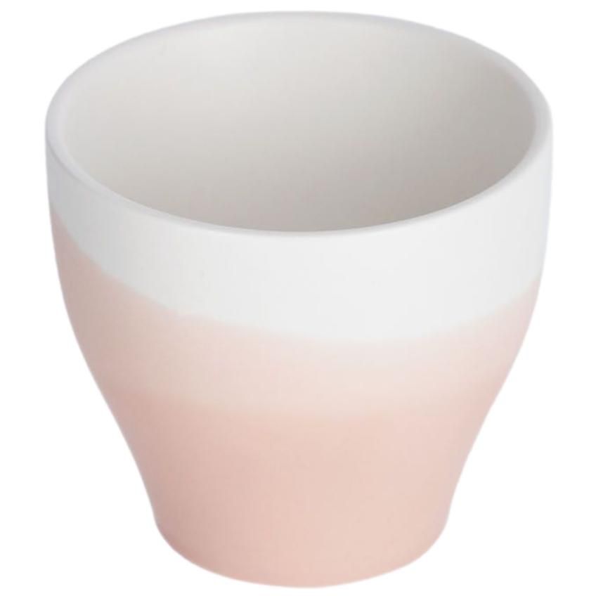 Růžový porcelánový hrnek Kave Home
