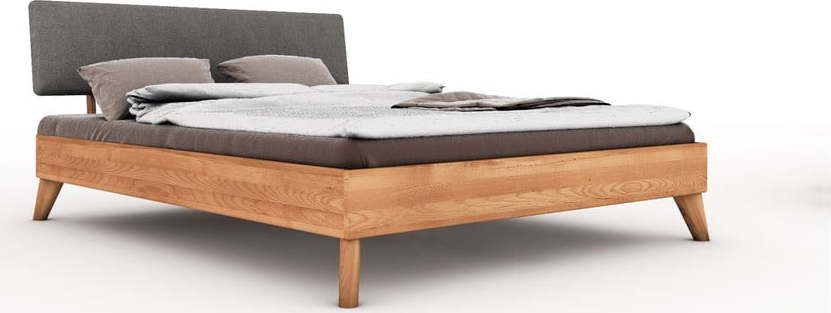 Dvoulůžková postel z bukového dřeva 140x200 cm