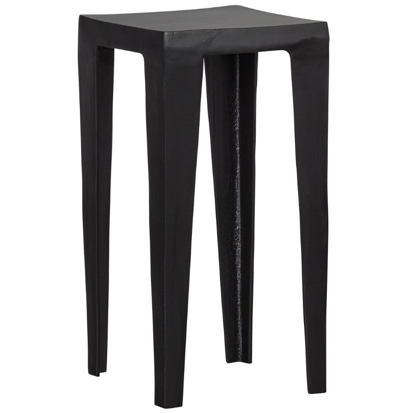 Hoorns Černý kovový odkládací stolek Wembo