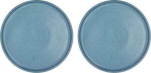 Modré dezertní porcelánové talíře v sadě 2 ks ø