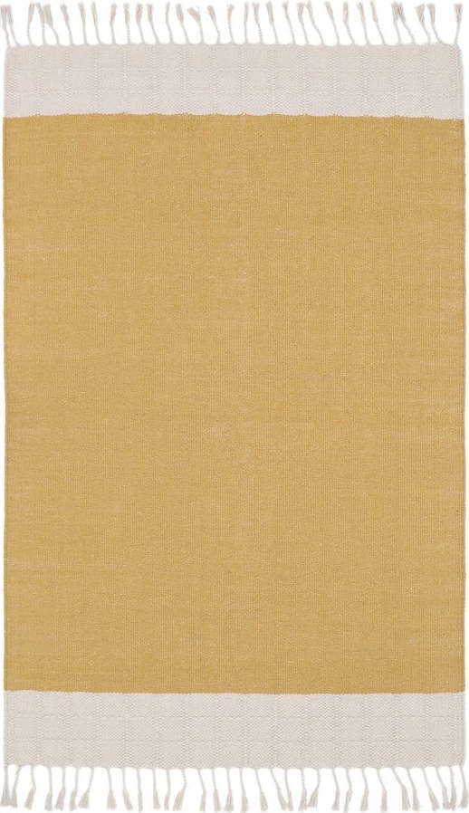 Žlutý koberec 150x100 cm Lucia