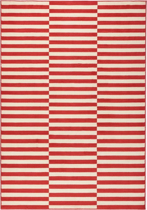 Červeno-bílý koberec Hanse Home Gloria Panel