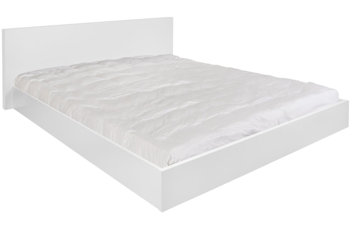 Bílá dvoulůžková postel TEMAHOME Float 180 x