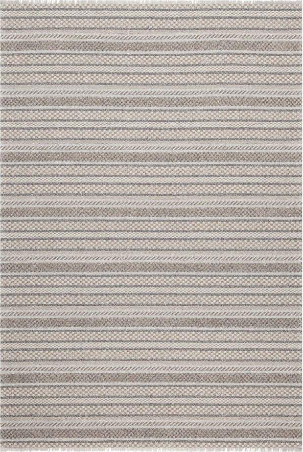 Šedo-béžový bavlněný koberec Oyo home
