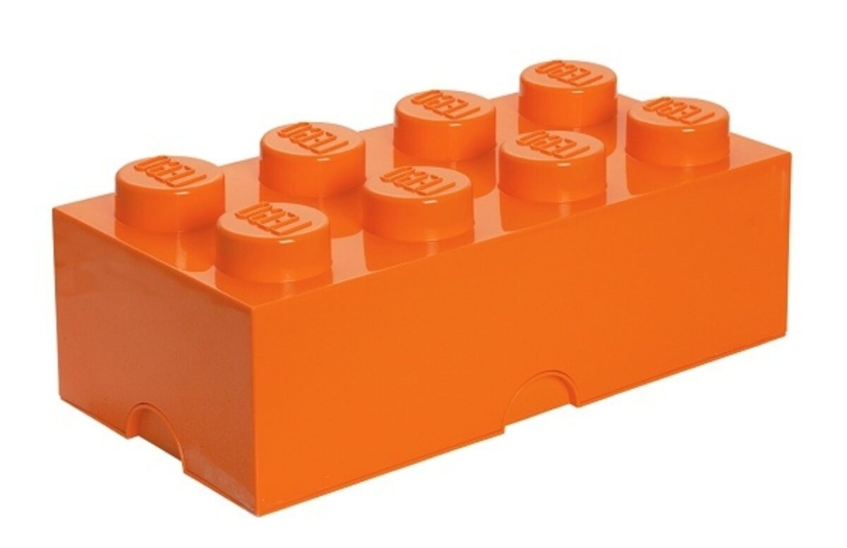 Oranžový úložný box LEGO® Smart 25