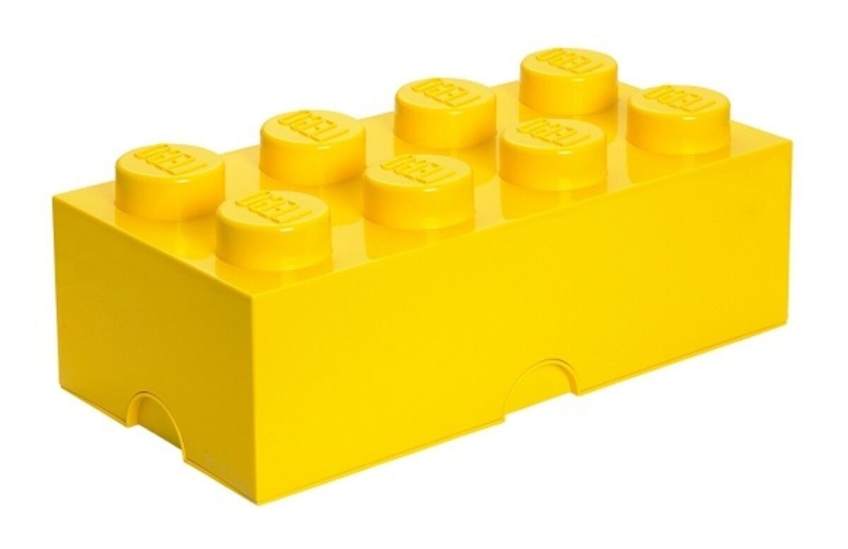 Žlutý úložný box LEGO® Smart 25