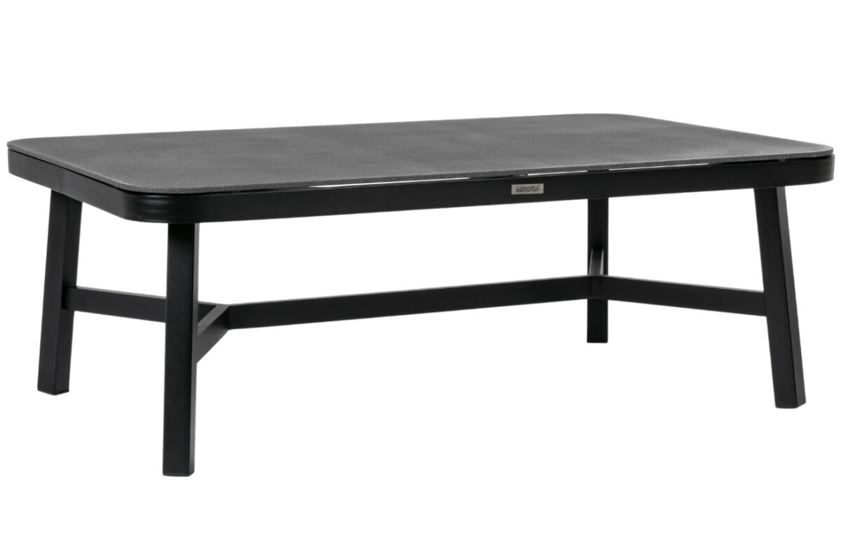 Šedo-černý skleněný konferenční stolek Bizzotto Makatea