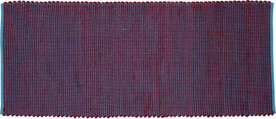Fialovo-modrý koberec z vlny a bavlny Hübsch