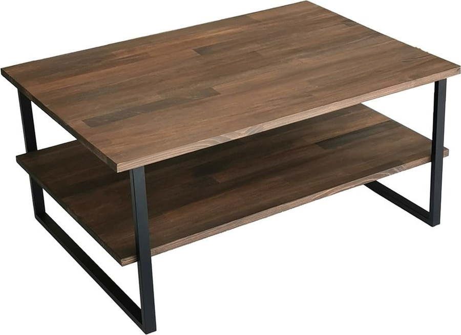 Hnědý konferenční stolek 60x85 cm
