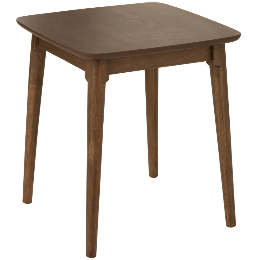 Hnědý dřevěný odkládací stolek J-line Woden