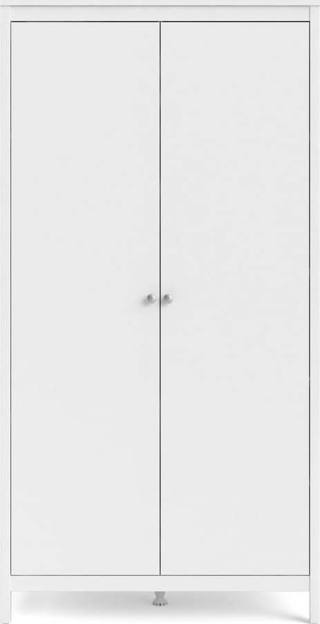 Bílá šatní skříň 102x199 cm