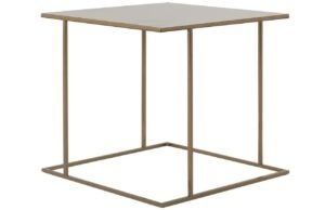Nordic Design Zlatý kovový konferenční stolek Valter