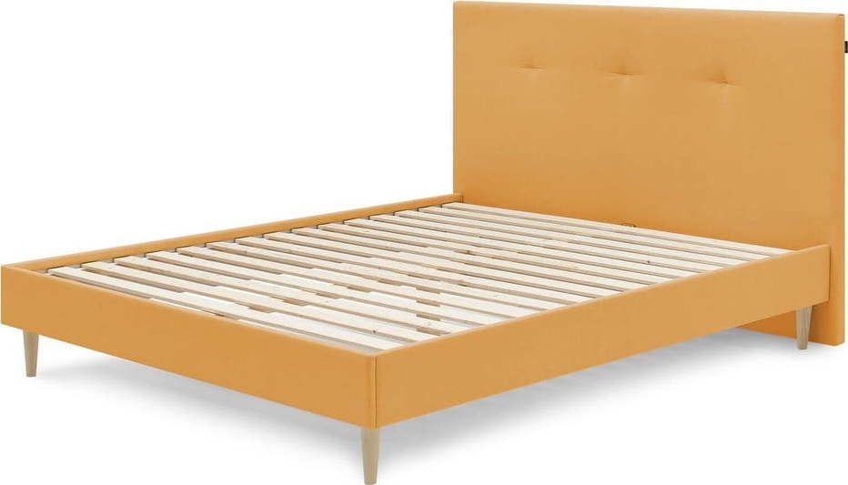 Čalouněná dvoulůžková postel s roštem 180x200 cm v