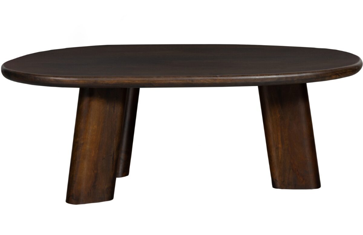 Hoorns Hnědý mangový konferenční stolek Rodlie