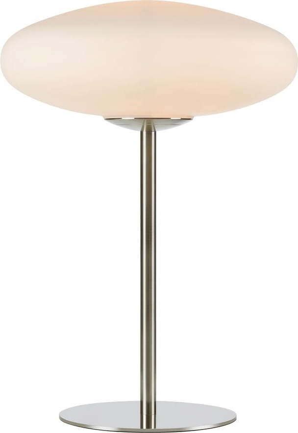 Bílá stolní lampa (výška 40 cm)