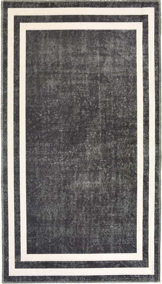 Bílo-šedý pratelný koberec 230x160 cm