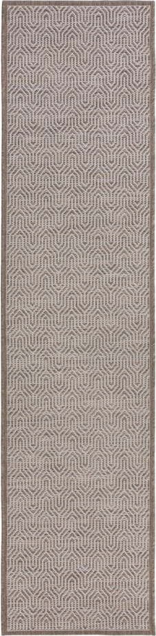 Béžový venkovní koberec běhoun 230x60 cm