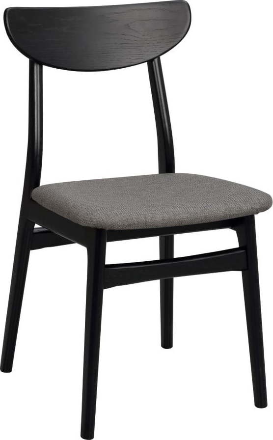 Černé jídelní židle v sadě 2
