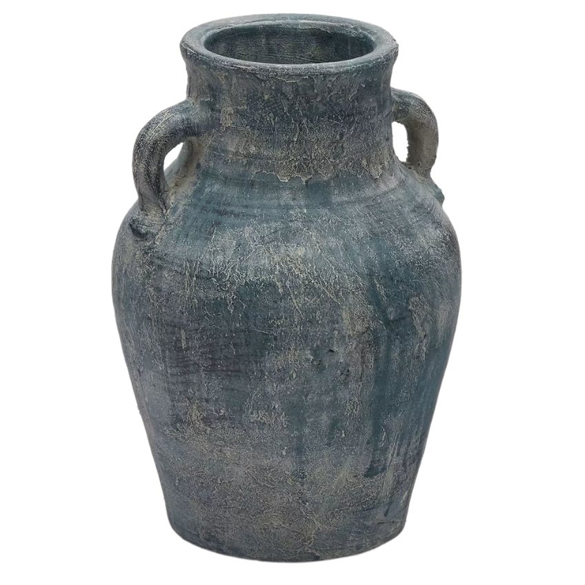 Modrá terakotová váza Kave Home