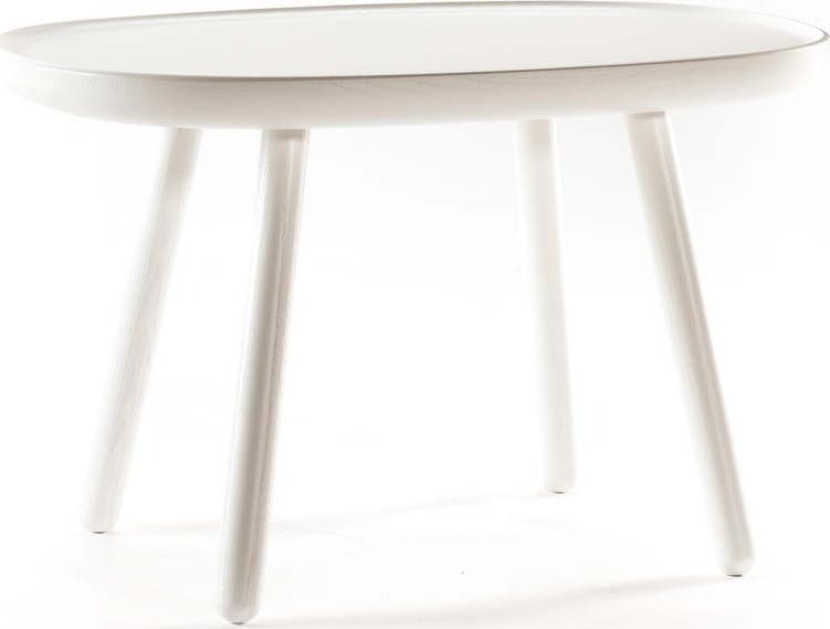 Bílý konferenční stolek z masivu EMKO Naïve