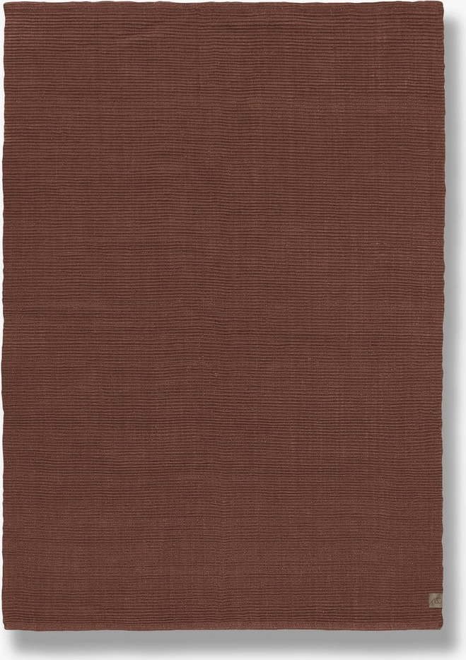 Hnědý jutový koberec běhoun 70x150 cm Ribbon