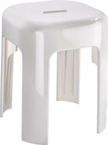 Bílá stolička Wenko