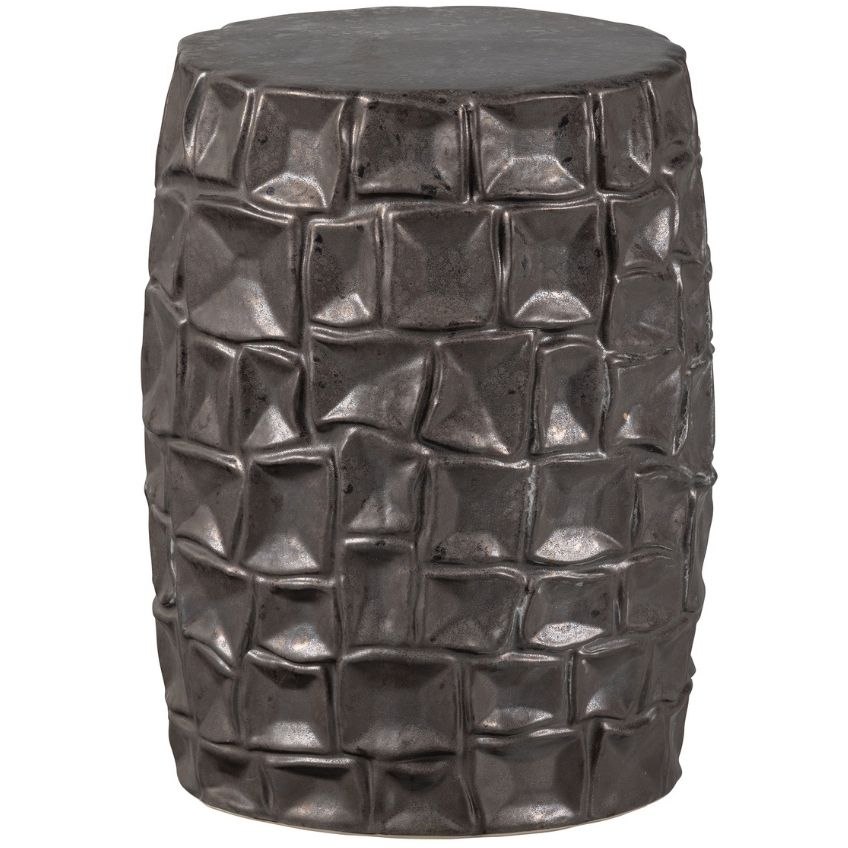 Hoorns Hnědý keramický odkládací stolek