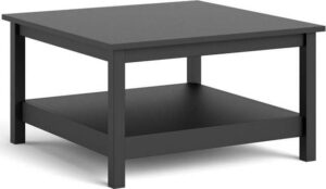 Černý konferenční stolek 81x81 cm