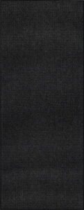 Černý koberec běhoun 250x80 cm