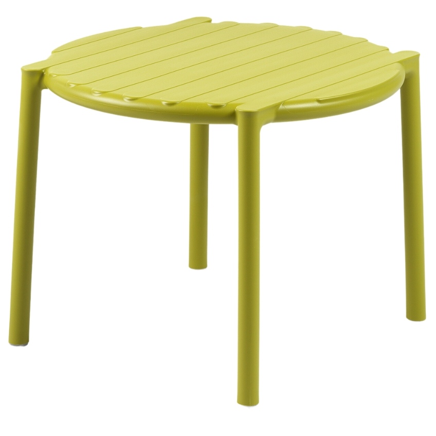 Nardi Žlutý plastový zahradní odkládací stolek