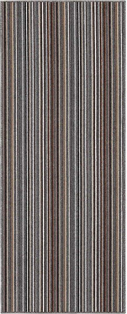 Šedý koberec běhoun 300x80 cm
