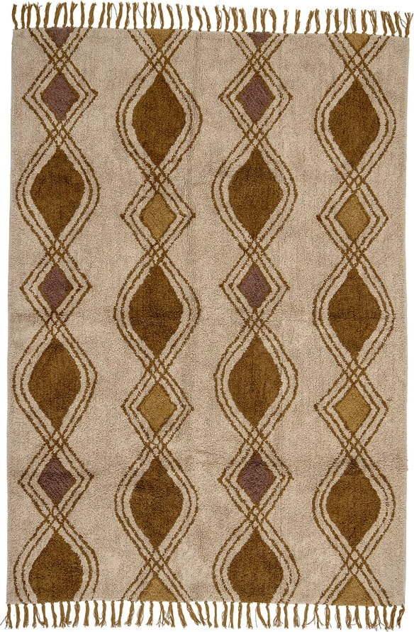 Hnědo-béžový koberec 200x140 cm Isadora