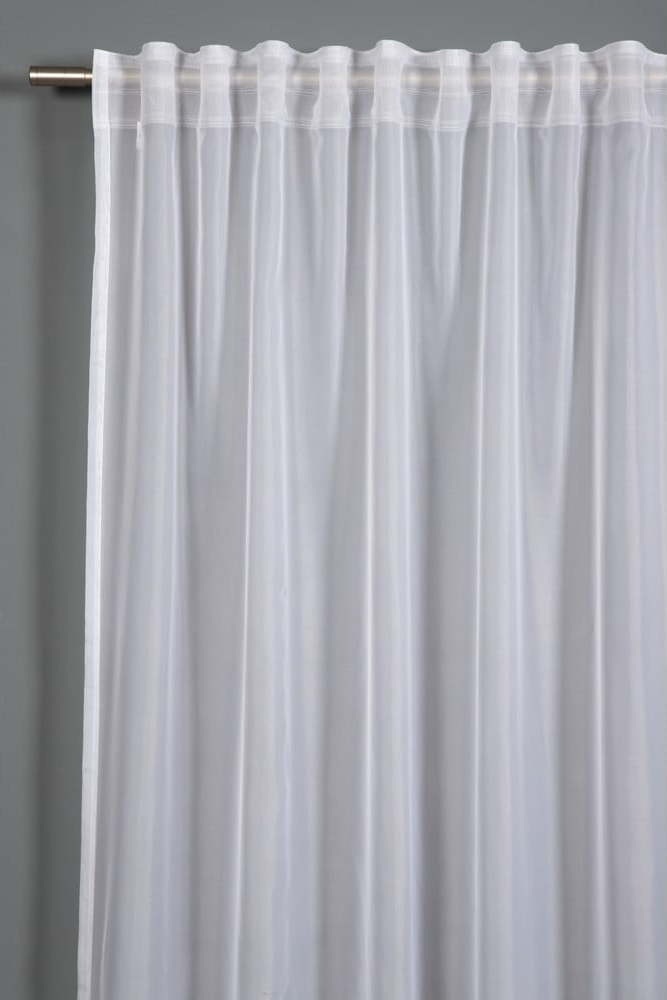 Bílá záclona 245x300 cm Voile