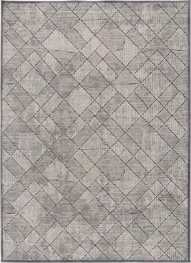 Šedý koberec 160x230 cm Gianna