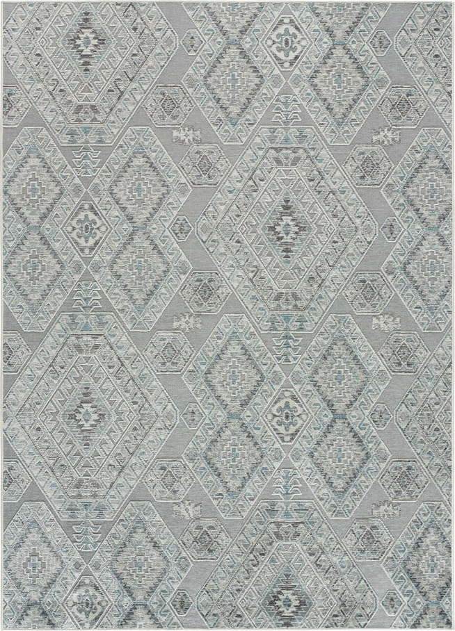 Světle modrý koberec 135x195 cm