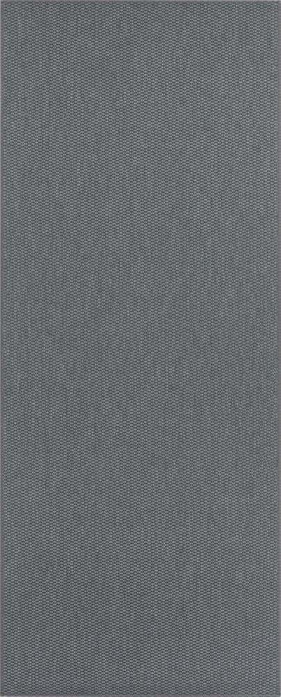 Tmavě šedý koberec běhoun 250x80 cm