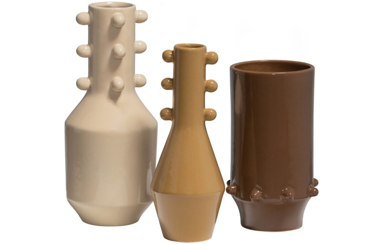 Hoorns Set tří keramických váz