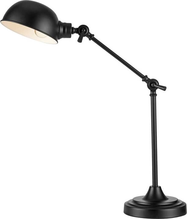 Černá stolní lampa (výška 67 cm)