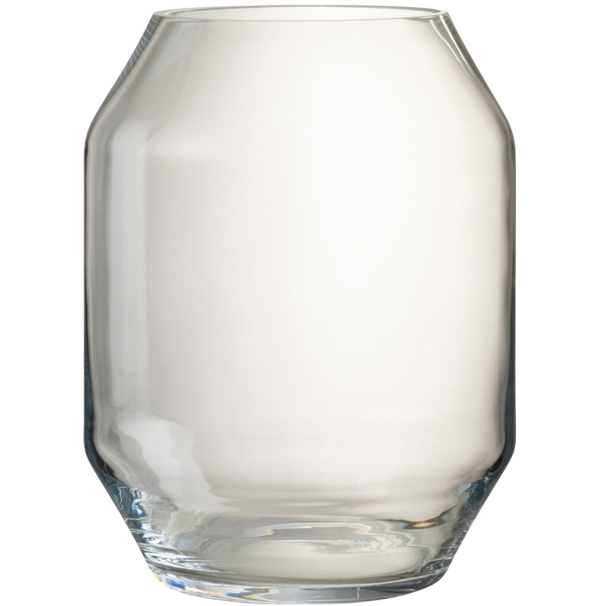 Čirá skleněná váza J-line Peruva