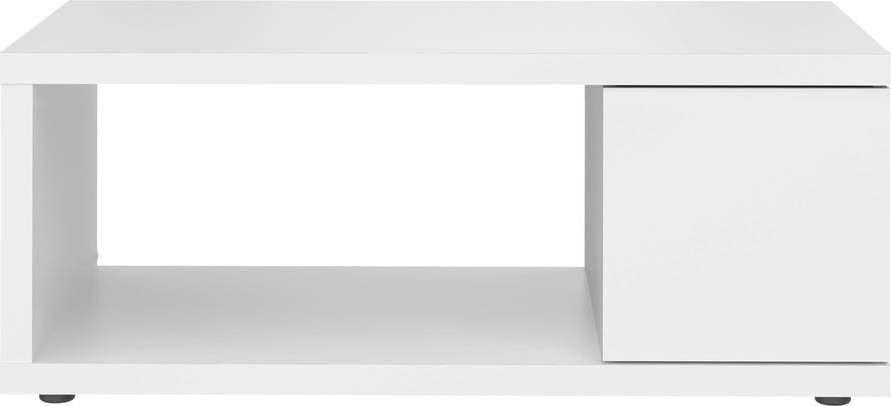 Bílý konferenční stolek 105x55 cm