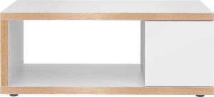 Bílý konferenční stolek 105x55 cm