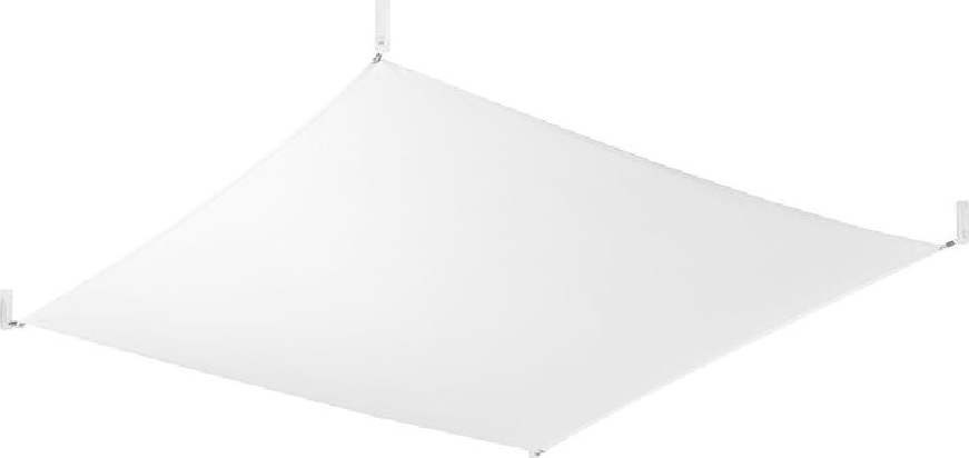 Bílé stropní svítidlo 105x105 cm Viva
