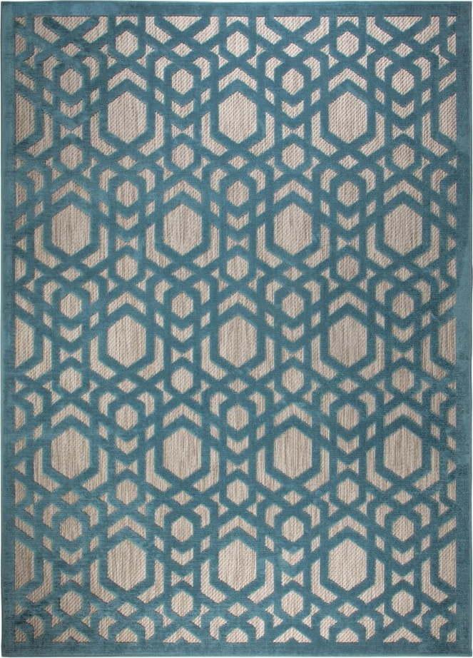 Modrý venkovní koberec 230x160 cm Oro