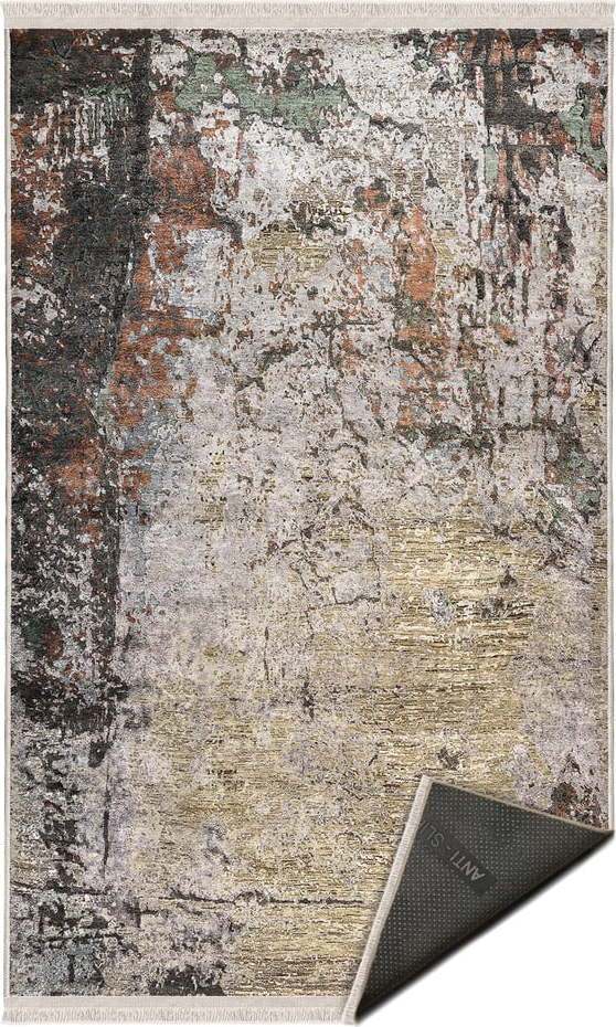 Hnědo-béžový koberec 80x150 cm –