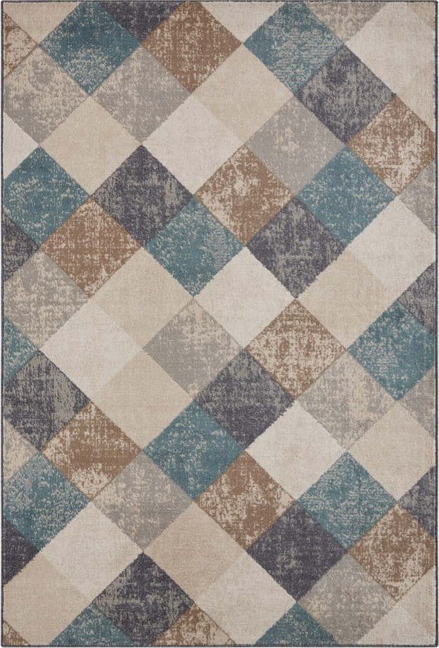 Modro-béžový koberec 235x160 cm Terrain