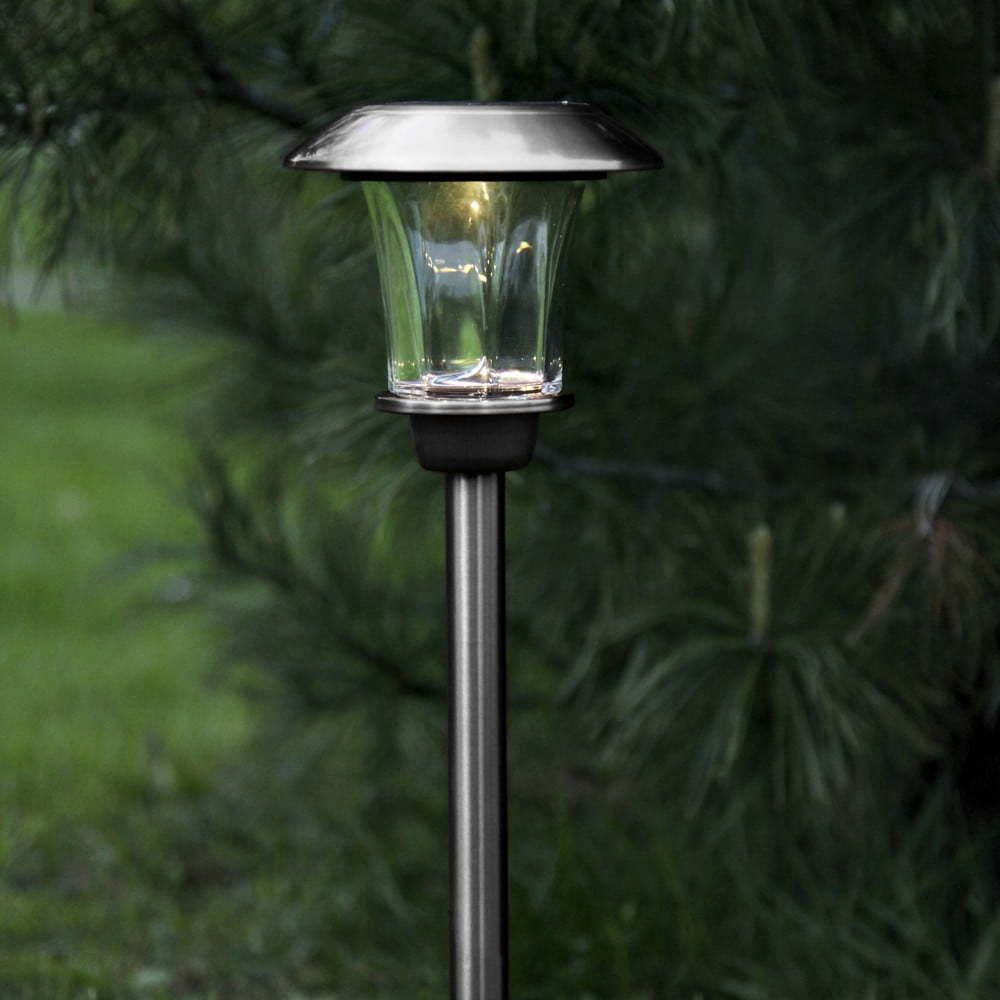 Stříbrné zahradní LED svítidlo Star